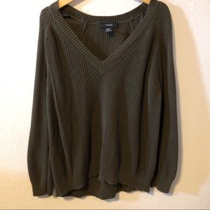 🌟Army Green Forever 21 Sweater🌟